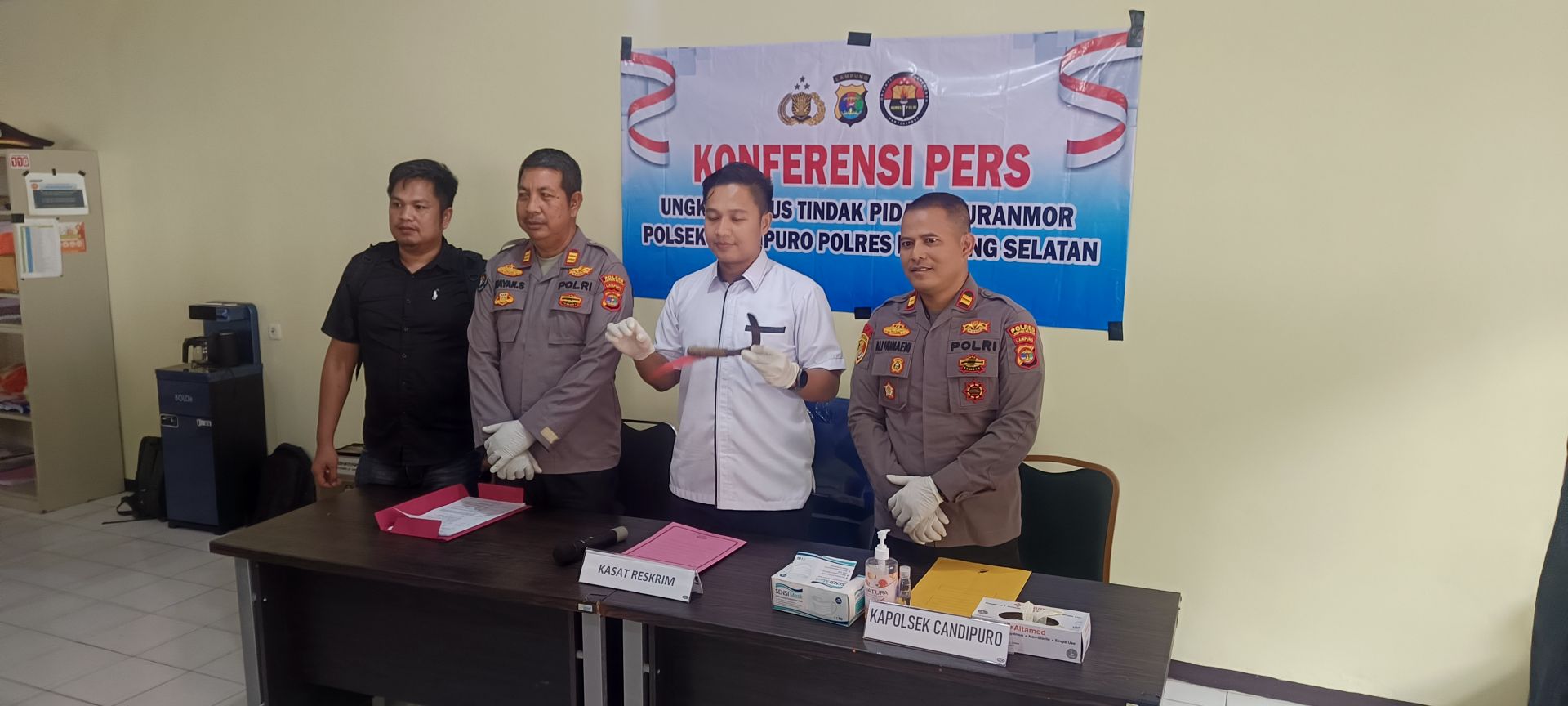 Polisi Ringkus Pelaku Pencurian Motor, Beraksi Tiga Kali di Candipuro